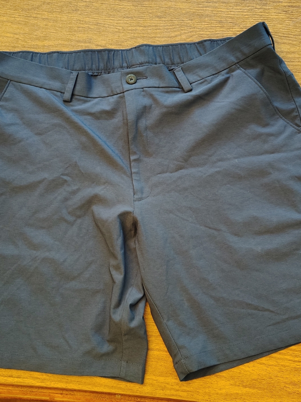 Men's Navy Casual Stretch Shorts